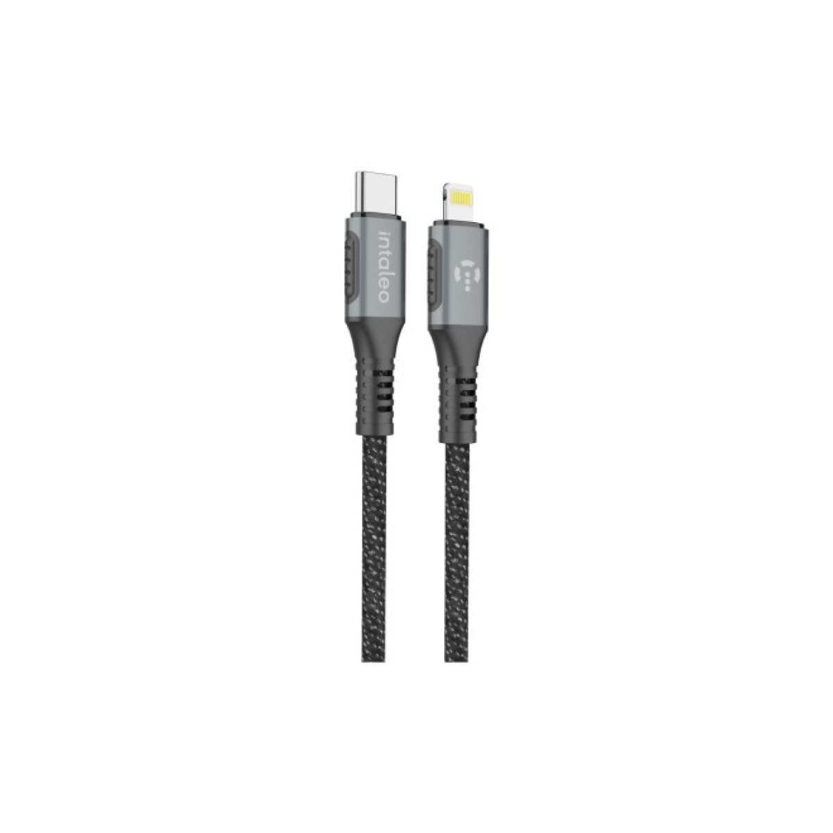 Дата кабель Type-C to Lightning 1.2m CBGPD30WTL1 30W grey Intaleo (1283126518089) 98_98.jpg - фото 1