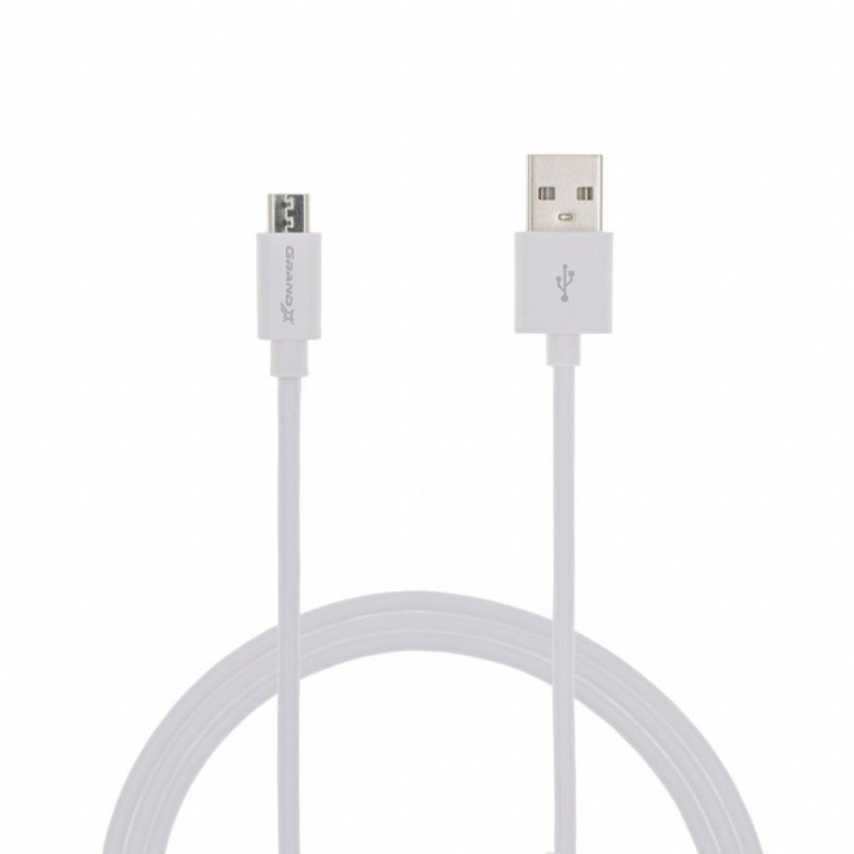Дата кабель USB 2.0 AM to Micro 5P 2.5m white Grand-X (PM025W) 256_256.jpg