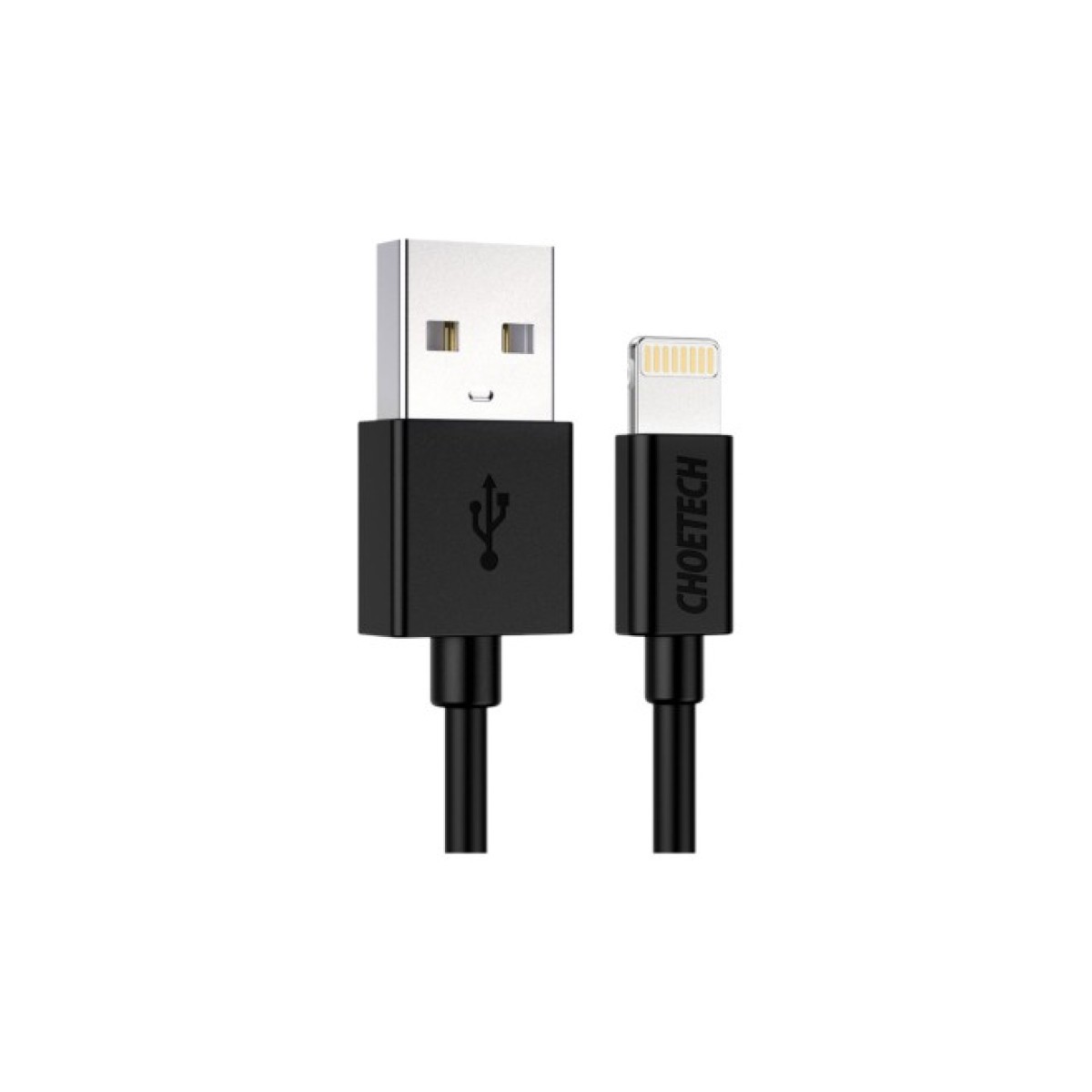 Дата кабель USB 2.0 AM to Lightning 1.2m 2.4A MFI Choetech (IP0026) 98_98.jpg - фото 1