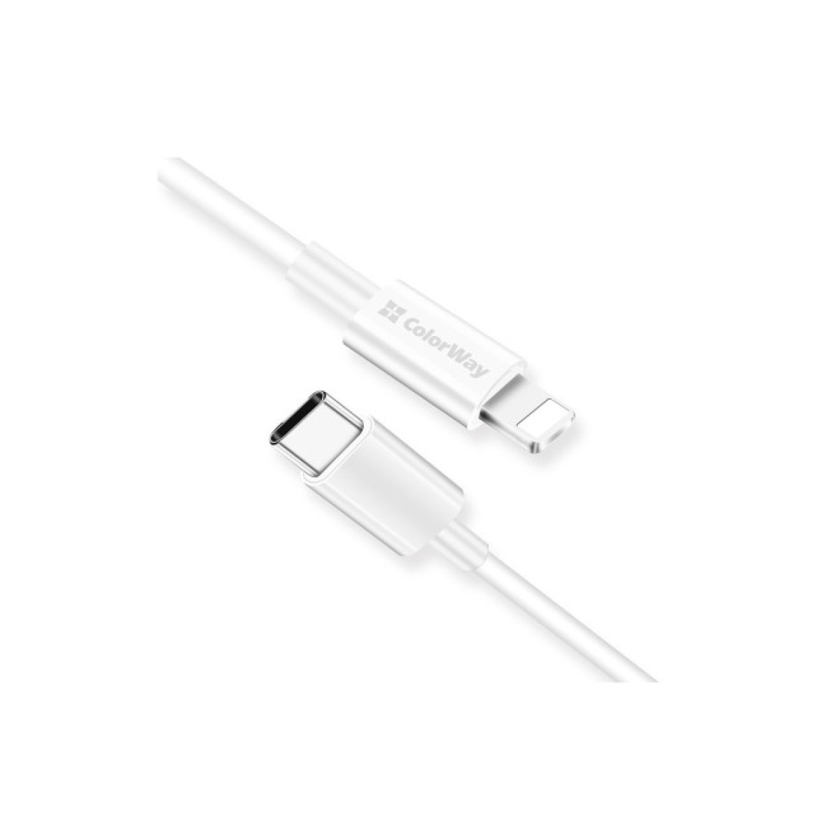 Дата кабель USB Type-C to Lightning 1.0m 3A white ColorWay (CW-CBPDCL032-WH) 98_98.jpg - фото 3