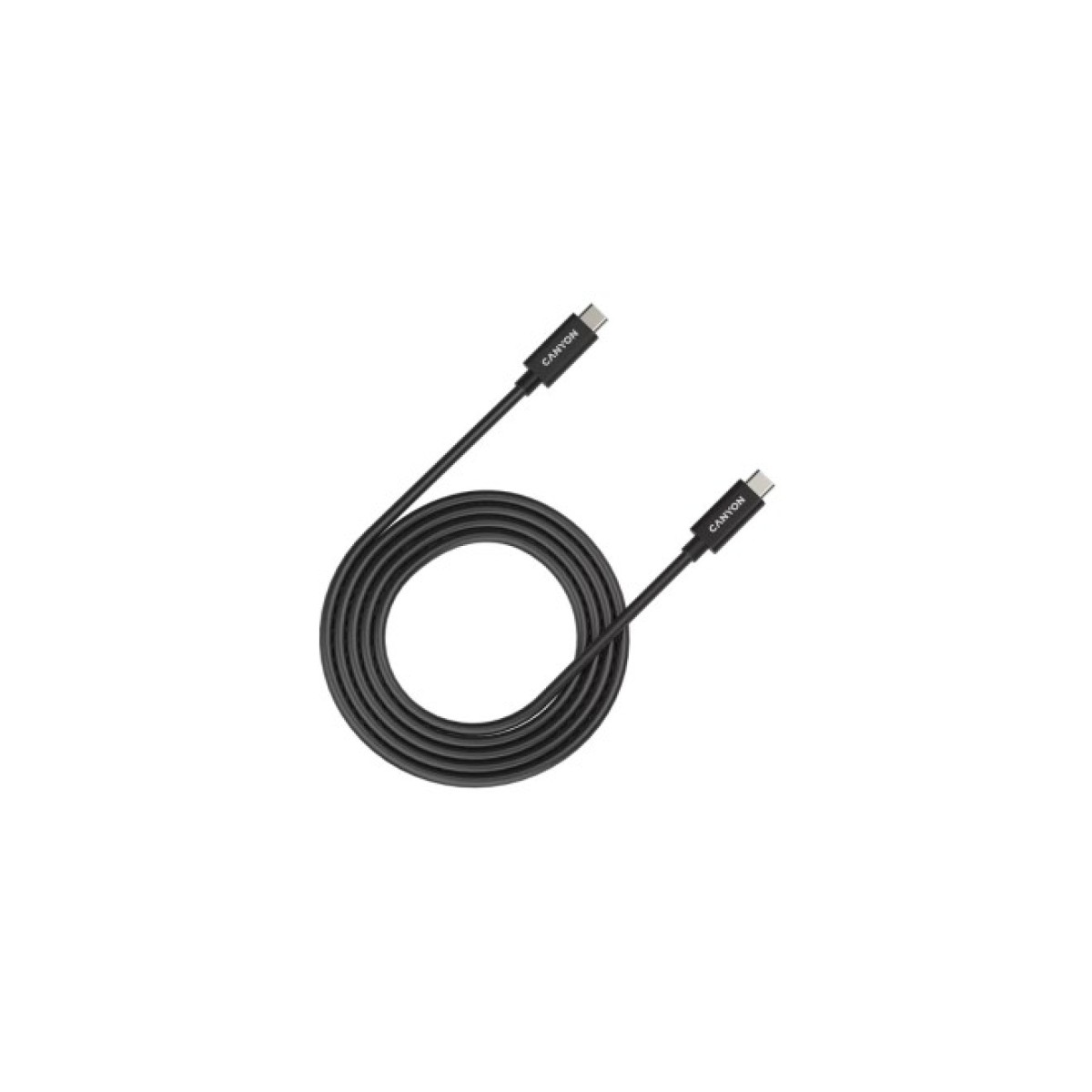 Дата кабель USB-C to USB-C 2.0m UC-42 5A 240W(ERP) E-MARK,black Canyon (CNS-USBC42B) 98_98.jpg - фото 1