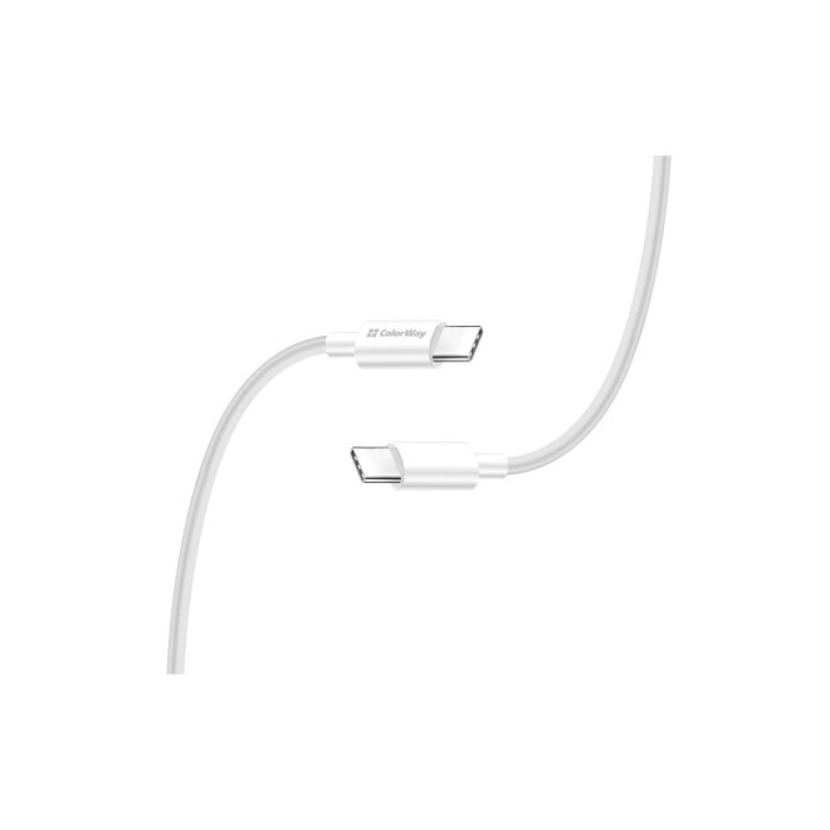 Дата кабель USB-C to USB-C 1.0m 5A 100W white ColorWay (CW-CBPDCC058-WT) 98_98.jpg - фото 4