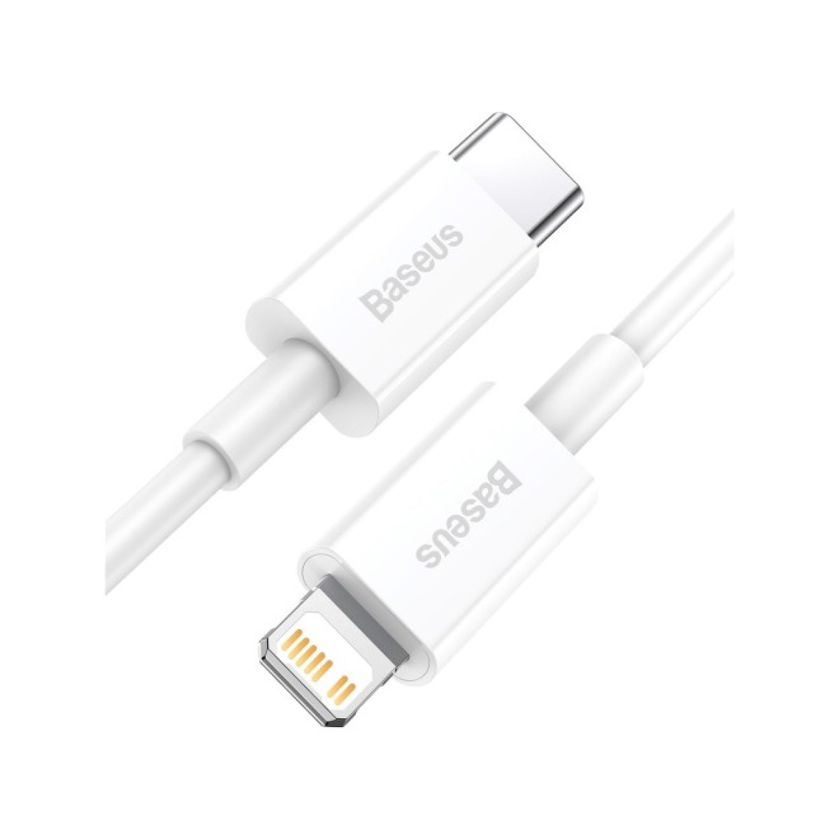 Дата кабель USB-C to Lightning 1.0m 20W Superior Series White Baseus (CATLYS-A02) 98_98.jpg - фото 10