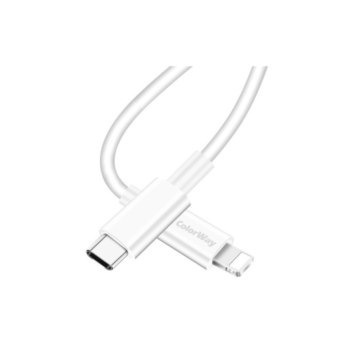 Дата кабель USB Type-C to Lightning 1.0m 3A white ColorWay (CW-CBPDCL032-WH) 98_98.jpg - фото 5