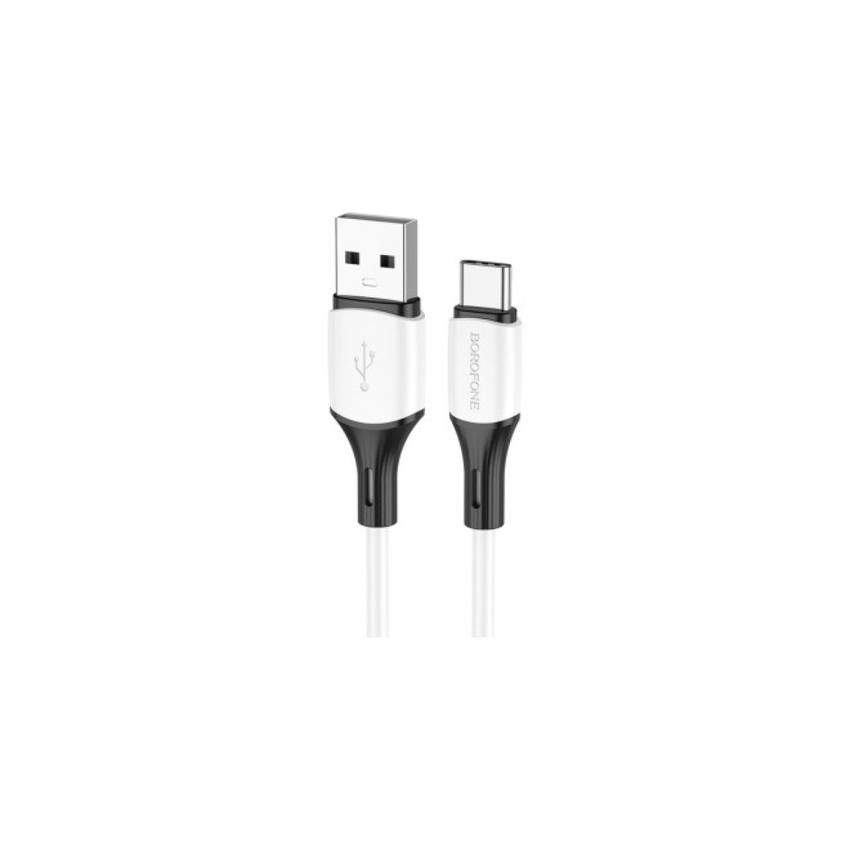 Дата кабель USB 2.0 AM to Type-C 1.0m BX79 3A White BOROFONE (BX79CW) 256_256.jpg