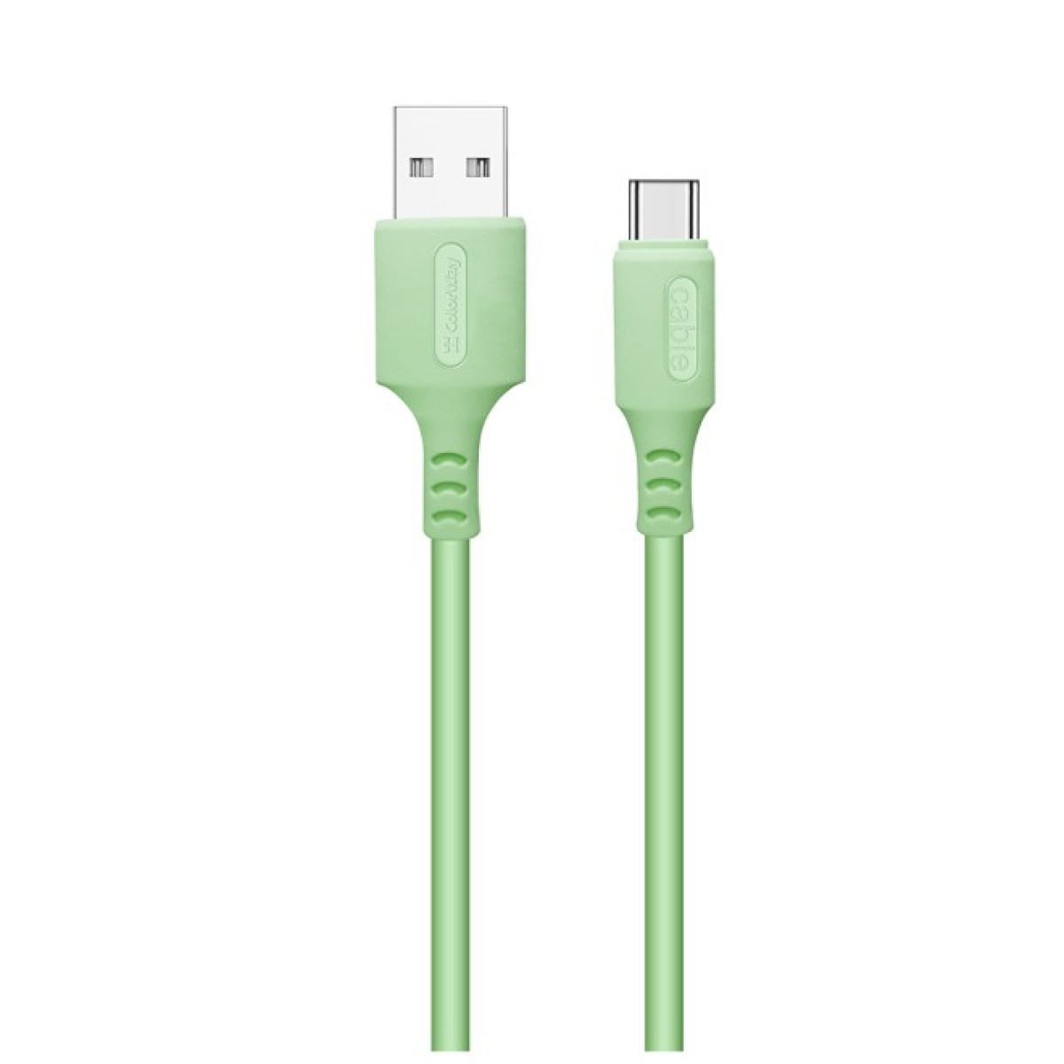 Дата кабель USB 2.0 AM to Type-C 1.0m soft silicone green ColorWay (CW-CBUC042-GR) 98_98.jpg - фото 1