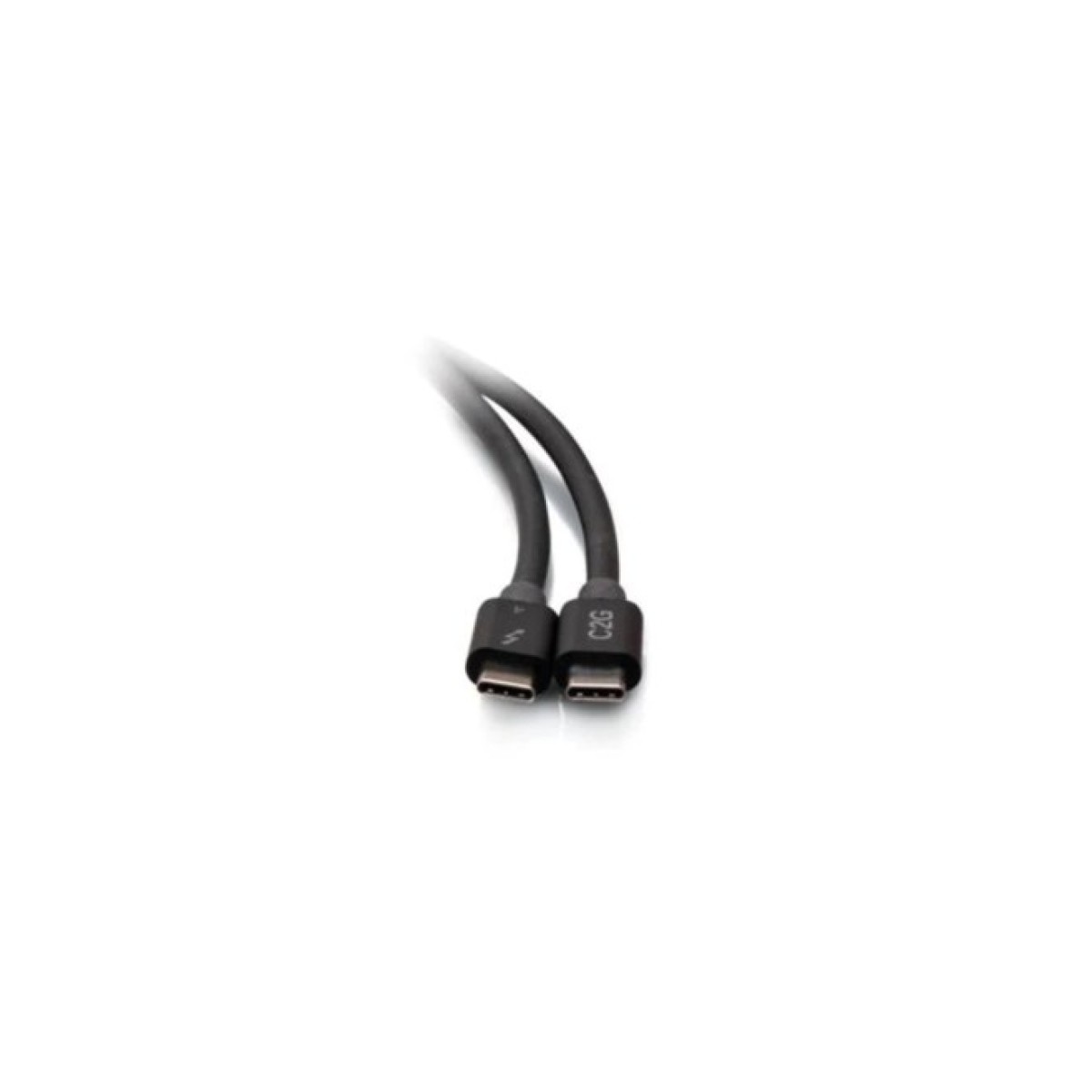Дата кабель USB-C Thunderbolt 4 0.8m 40Gbs Black C2G (C2G28886) 98_98.jpg - фото 2