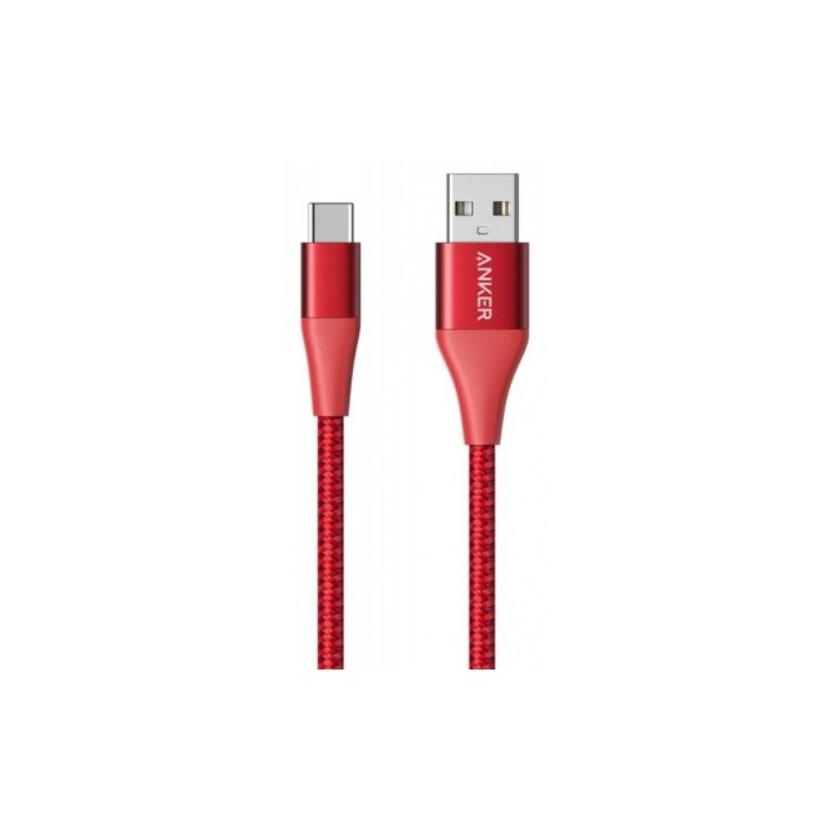 Дата кабель USB 2.0 AM to Type-C 0.9m Powerline+ II Red Anker (A8462H91) 98_98.jpg - фото 1