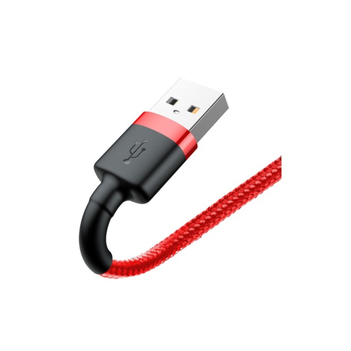Дата кабель USB 2.0 AM to Lightning 2.0m Cafule 1.5A red+red Baseus (CALKLF-C09) 98_98.jpg - фото 3