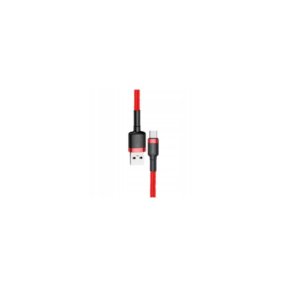 Дата кабель USB 2.0 AM to Type-C 1.0m Cafule 3A red+red Baseus (CATKLF-B09) 98_98.jpg - фото 3