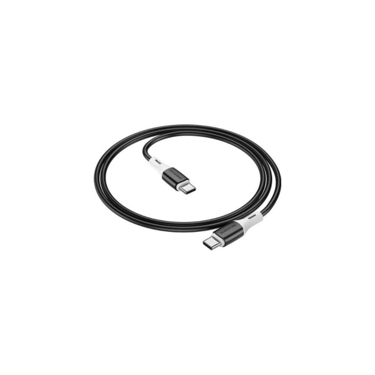 Дата кабель USB-C to USB-C 1.0m BX79 3A Black BOROFONE (BX79CCB) 98_98.jpg - фото 4