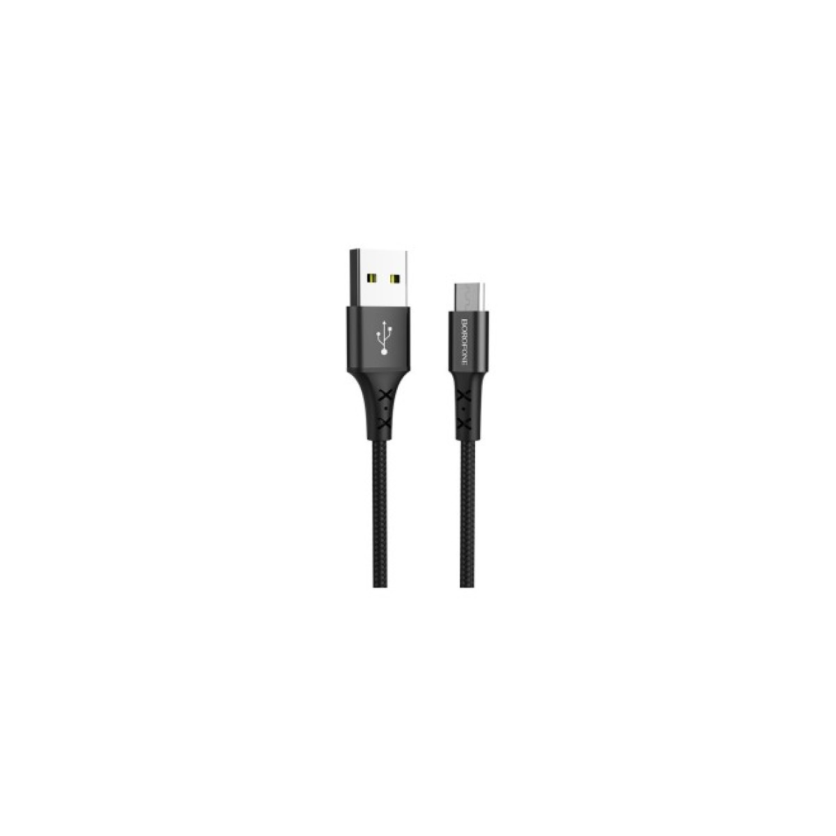 Дата кабель USB 2.0 AM to Micro 5P 1.0m BX20 Enjoy 2A Black BOROFONE (BX20MB) 98_98.jpg - фото 1