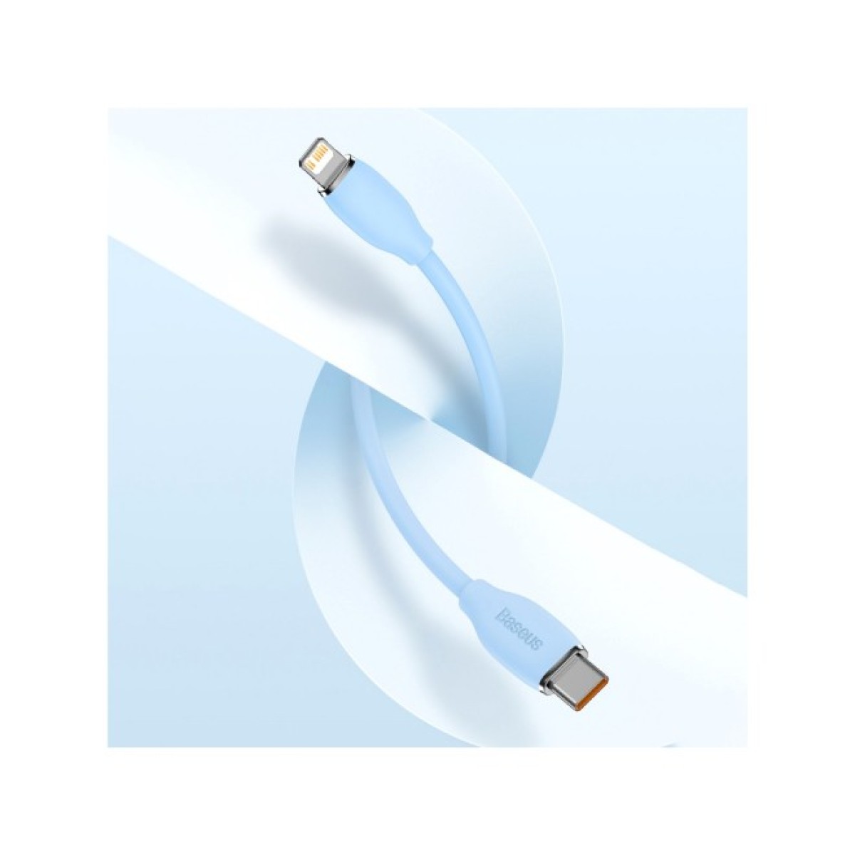 Дата кабель USB-C to Lightning 1.2m 20W Blue Baseus (CAGD020003) 98_98.jpg - фото 5