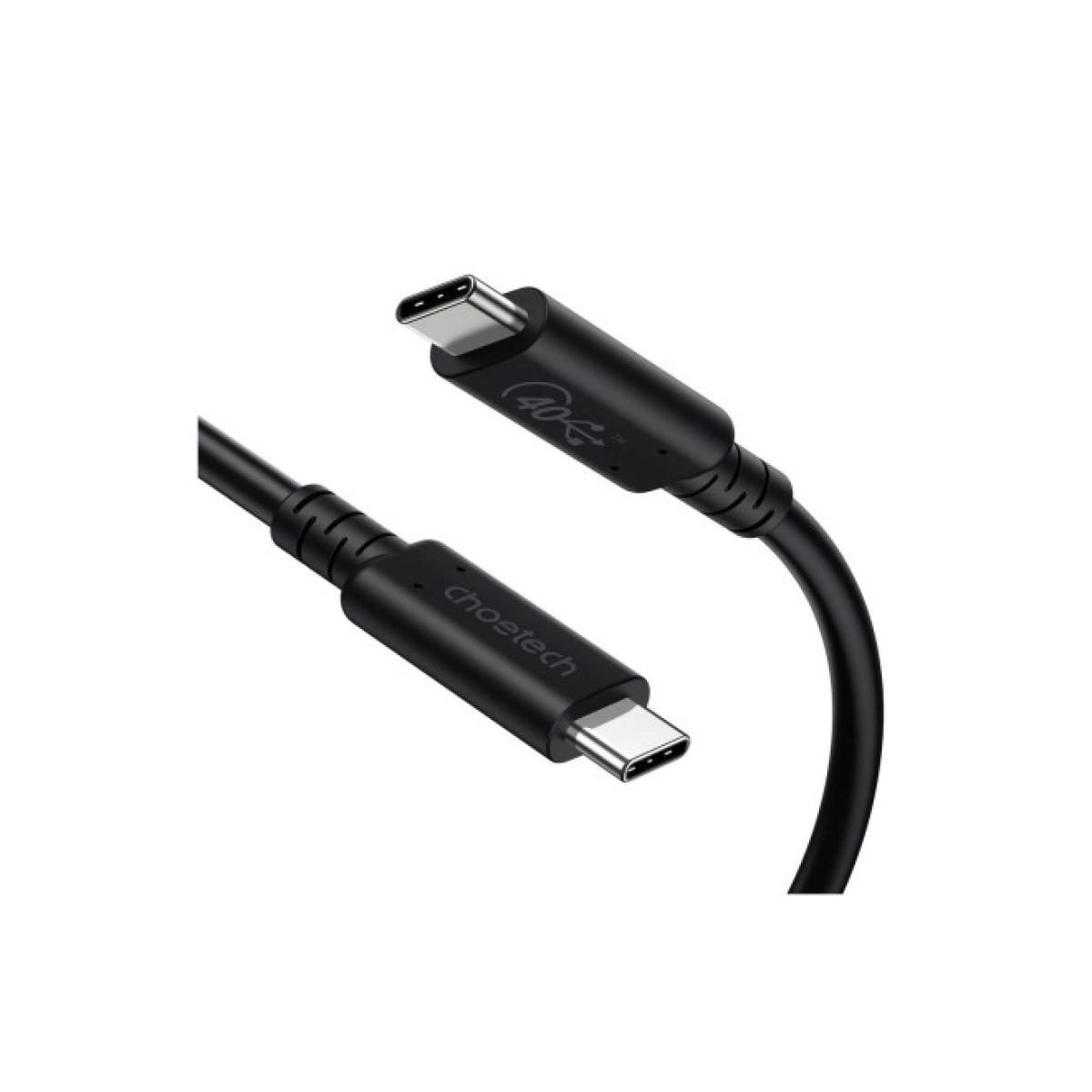 Дата кабель USB-C to USB-C 0.8m USB 4 100W 40Gbps 8K60Hz Choetech (XCC-1028) 98_98.jpg - фото 1