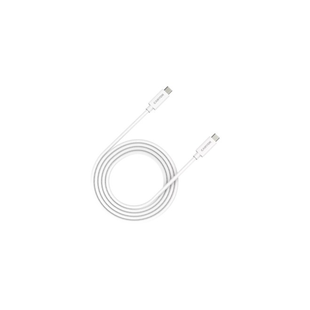 Дата кабель USB-C to USB-C 2.0m UC-42 5A 240W(ERP) E-MARK, white Canyon (CNS-USBC42W) 98_98.jpg - фото 1