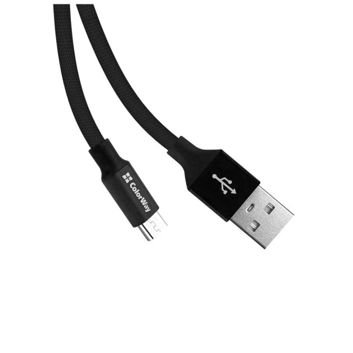 Дата кабель USB 2.0 AM to Micro 5P 0.25m black ColorWay (CW-CBUM048-BK) 98_98.jpg - фото 4