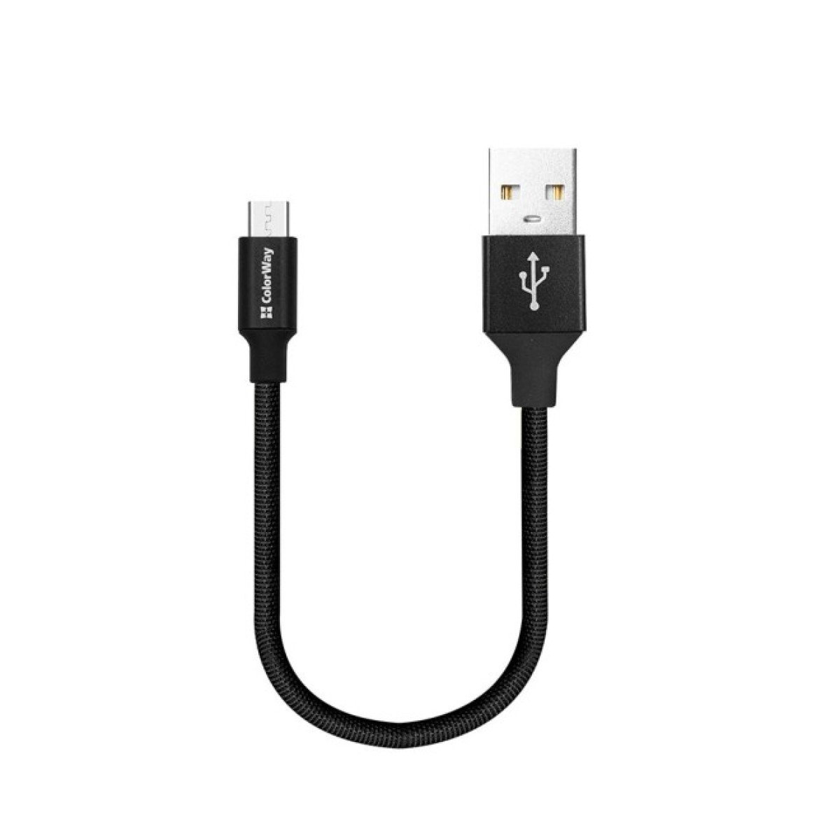 Дата кабель USB 2.0 AM to Micro 5P 0.25m black ColorWay (CW-CBUM048-BK) 98_98.jpg - фото 5