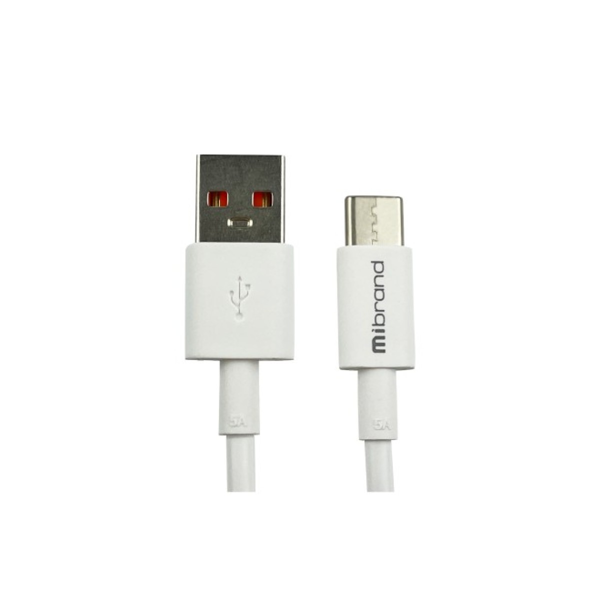 Дата кабель USB 2.0 AM to Type-C 1.0m MI-12 5A white Mibrand (MIDC/12TW) 256_256.jpg