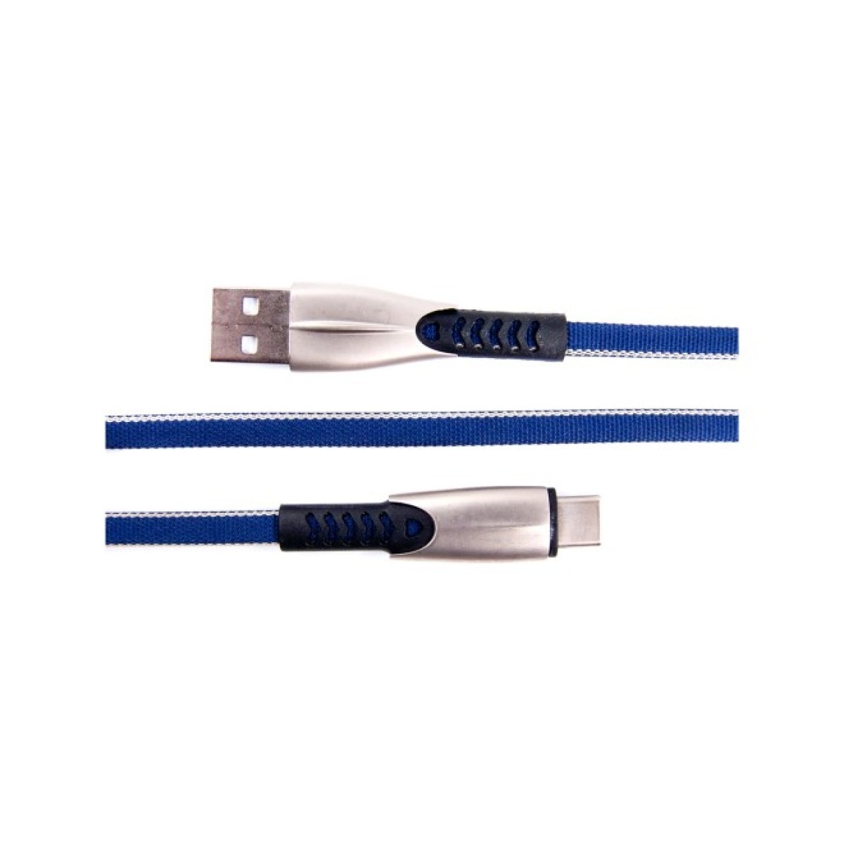 Дата кабель USB 2.0 AM to Type-C 0.25m blue Dengos (PLS-TC-SHRT-PLSK-BLUE) 98_98.jpg - фото 4