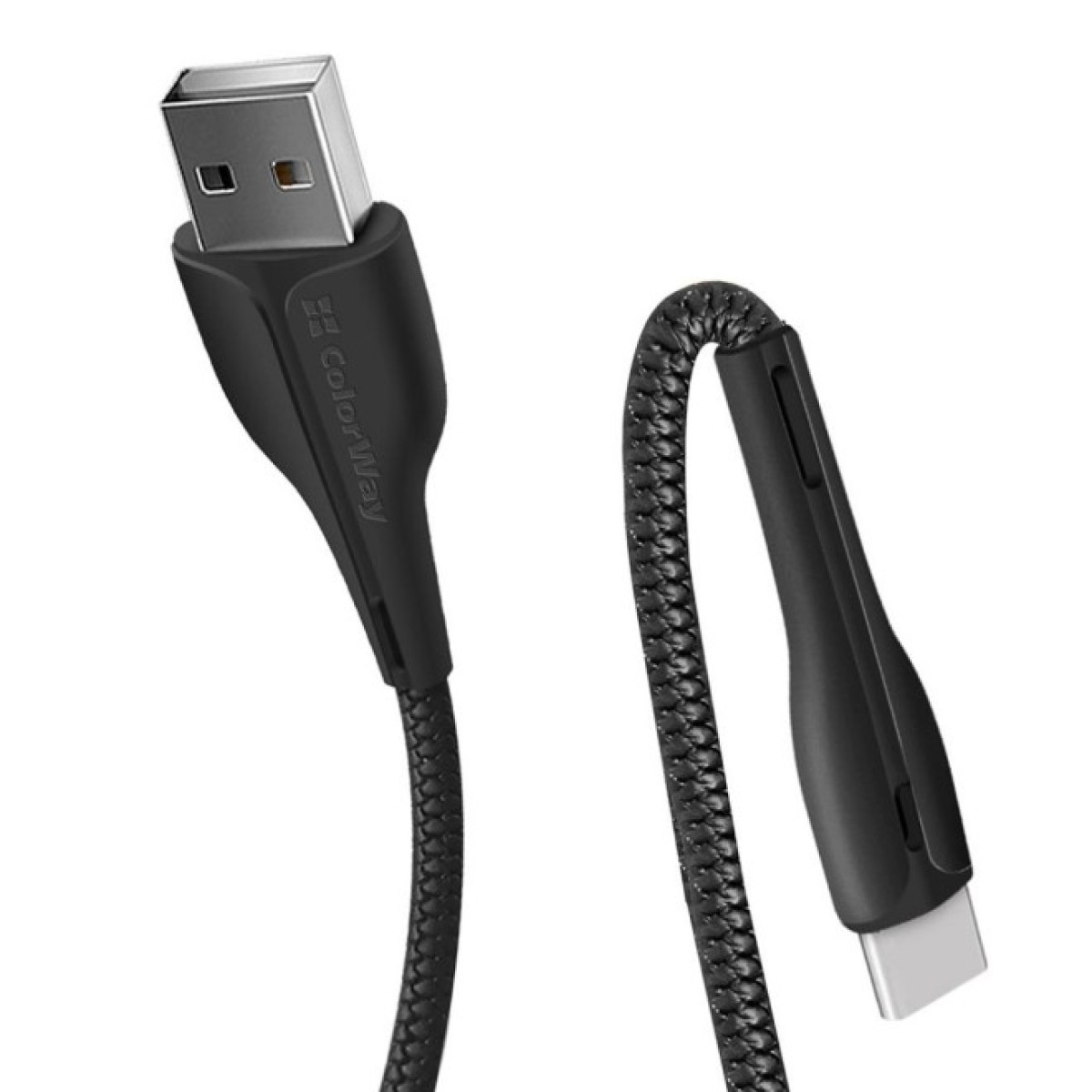 Дата кабель USB 2.0 AM to Type-C 1.0m led black ColorWay (CW-CBUC034-BK) 98_98.jpg - фото 4