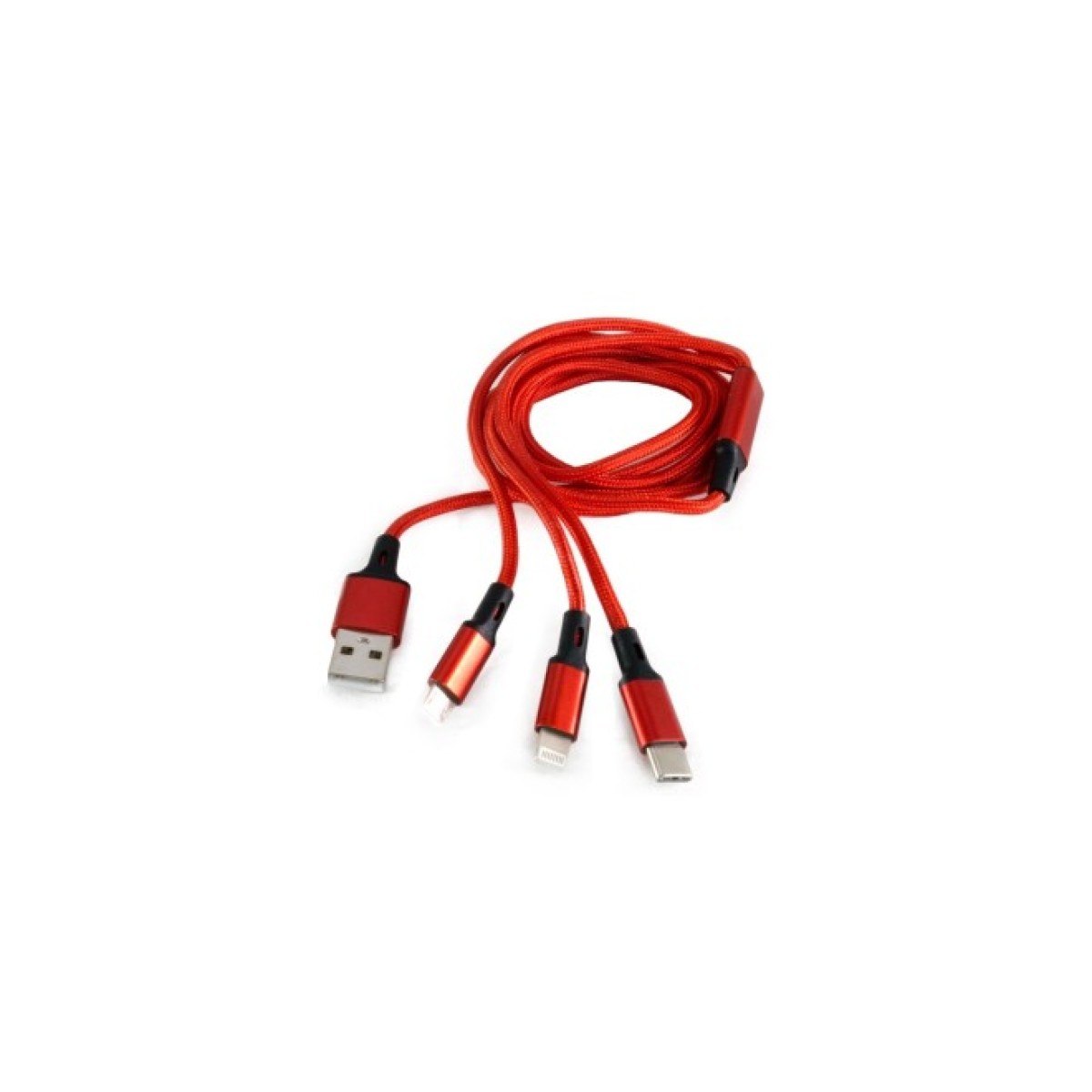 Дата кабель USB 2.0 AM to Lightning + Micro 5P + Type-C Extradigital (KBU1750) 98_98.jpg - фото 1