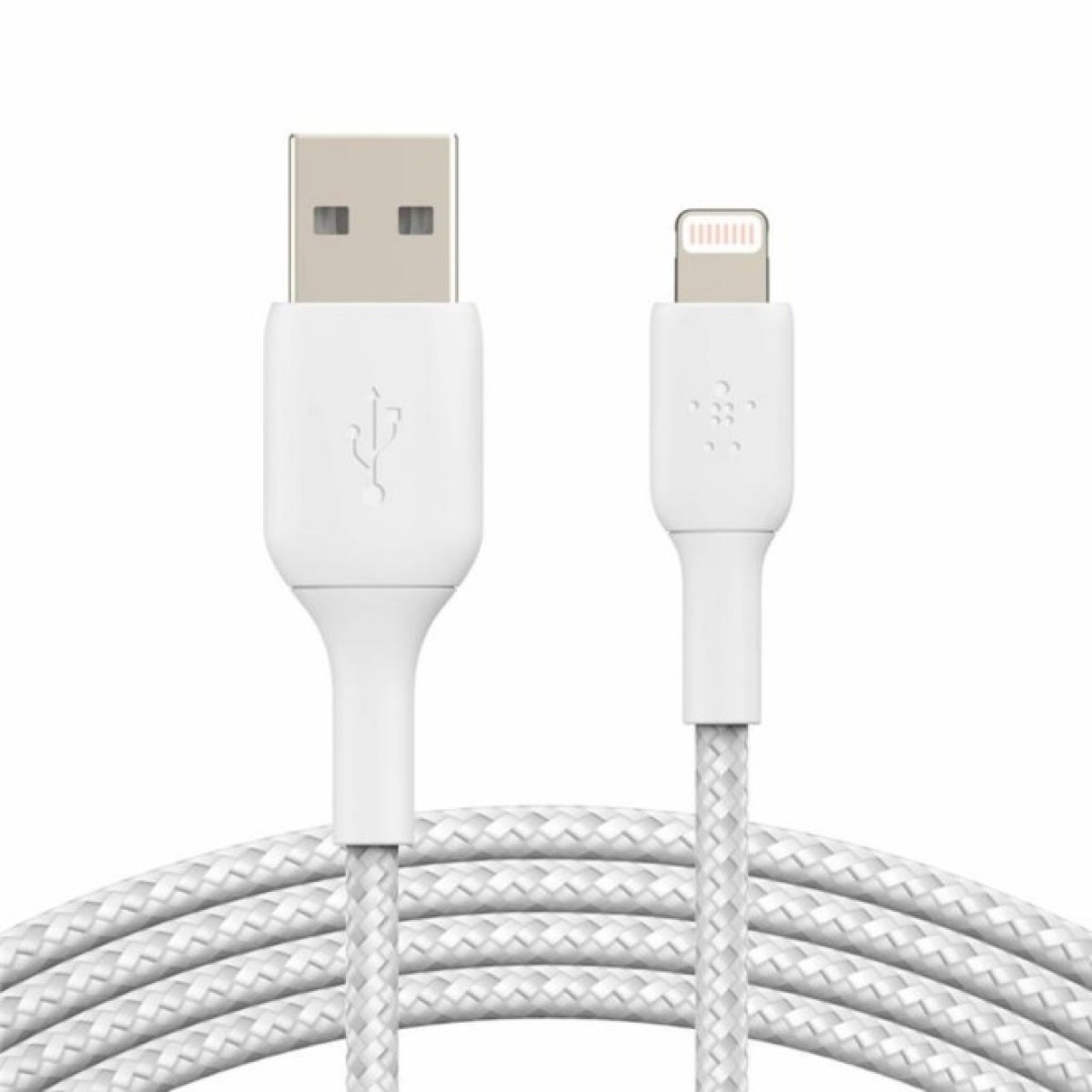 Дата кабель USB 2.0 AM to Lightning 2.0m BRAIDED white Belkin (CAA002BT2MWH) 256_256.jpg