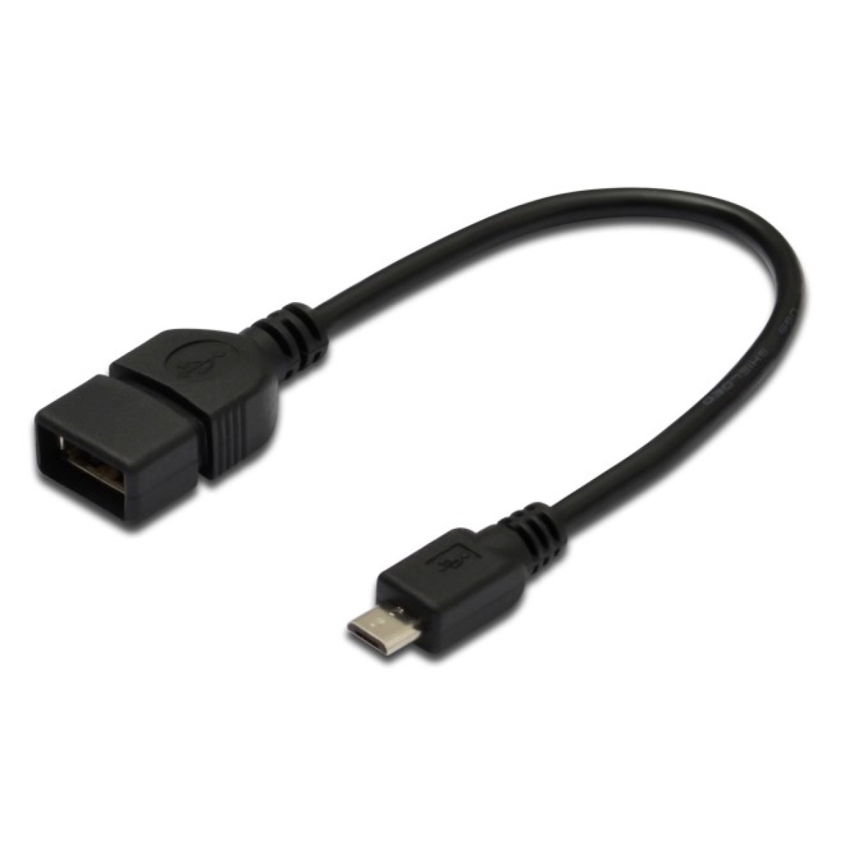 Дата кабель OTG USB 2.0 AF to Micro 5P 0.2m Digitus (AK-300309-002-S) 98_98.jpg