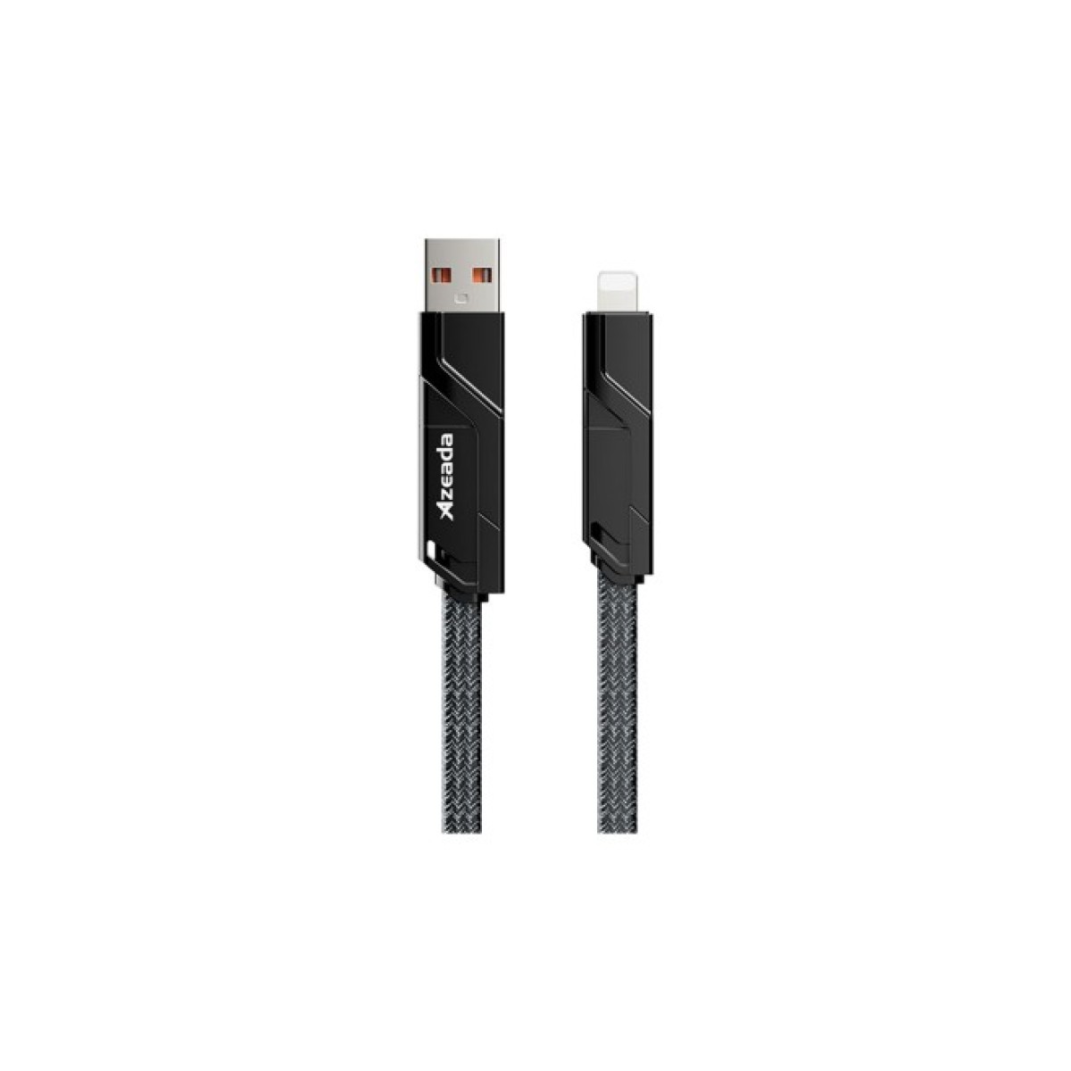 Дата кабель USB 2.0 AM/USB-C to Lightning + Type-C 1.5m PD-B96th Black Proda (PD-B96th-BK) 256_256.jpg