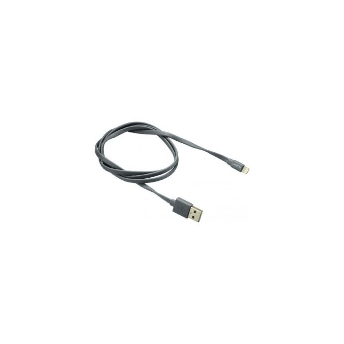 Дата кабель USB 2.0 AM to Lightning 1.0m MFI flat Dark gray Canyon (CNS-MFIC2DG) 256_256.jpg