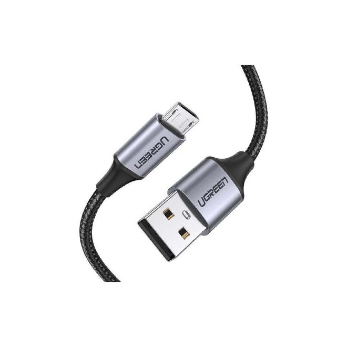 Дата кабель USB 2.0 AM to Micro 5P 1.5m US290 Silver Ugreen (US290/60152) 256_256.jpg