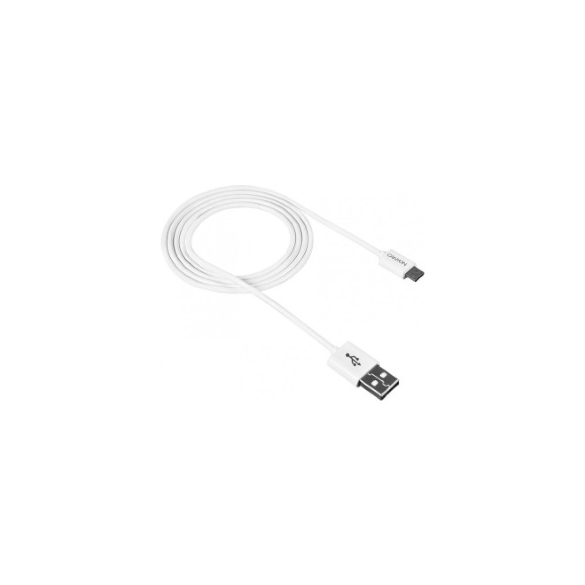 Дата кабель USB 2.0 AM to Micro 5P 1.0m White Canyon (CNE-USBM1W) 256_256.jpg