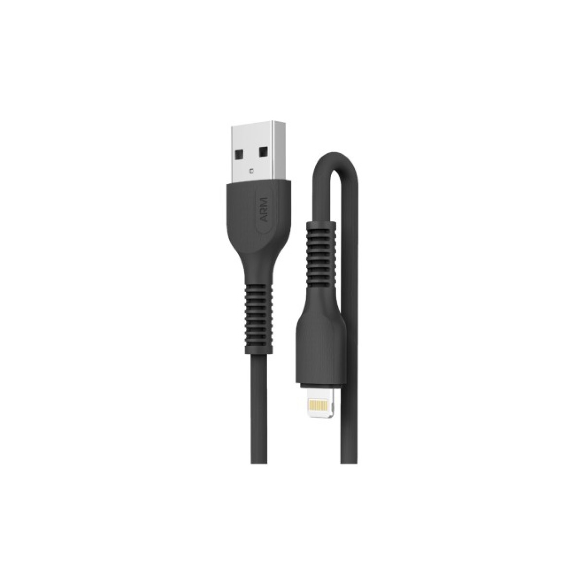 Дата кабель USB 2.0 AM to Lightning 1.0m AR88 2.4A black Armorstandart (ARM60009) 256_256.jpg