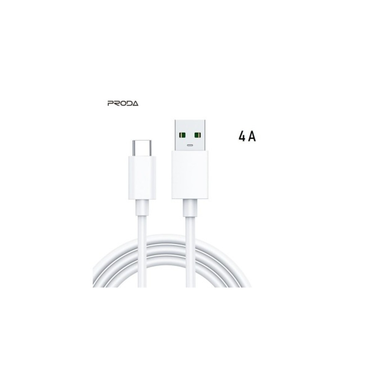 Дата кабель USB 2.0 AM to Type-C 4A white Proda (PD-B71a-WHT) 98_98.jpg