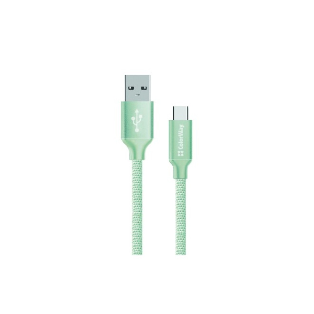 Дата кабель USB 2.0 AM to Type-C mint ColorWay (CW-CBUC003-MT) 256_256.jpg