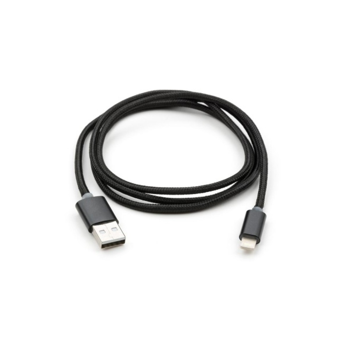Дата кабель USB 2.0 AM to Lightning 1m LED black Vinga (VCPDCLLED1BK) 98_98.jpg - фото 2
