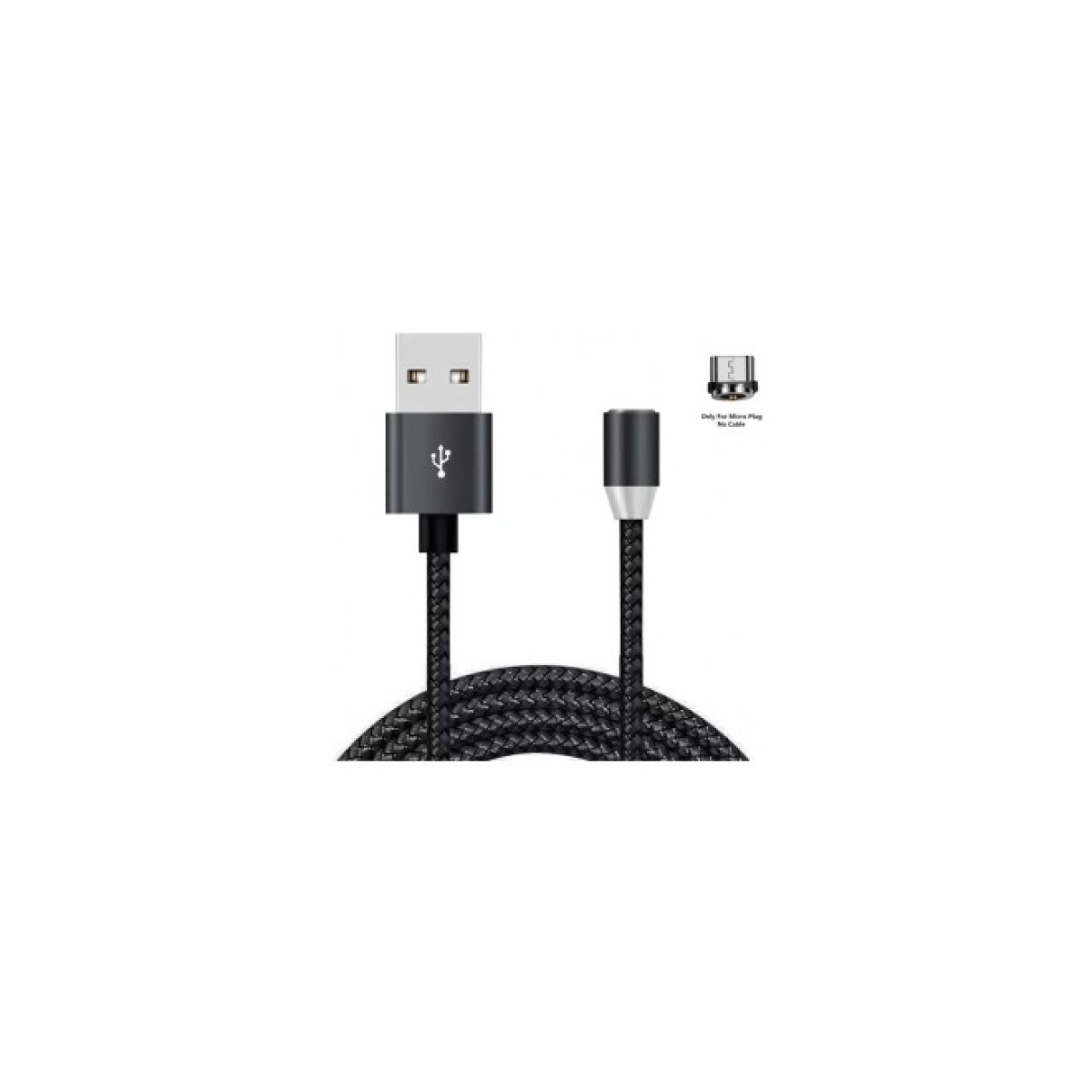 Дата кабель USB 2.0 AM to Micro 5P 1.2m Magneto black XoKo (SC-355m MGNT-BK) 256_256.jpg
