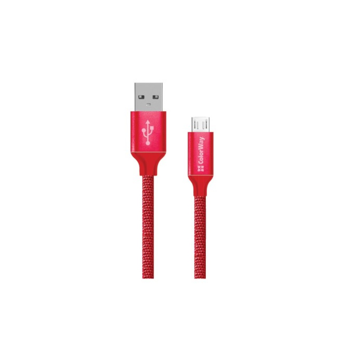 Дата кабель USB 2.0 AM to Micro 5P 2.0m red ColorWay (CW-CBUM009-RD) 256_256.jpg
