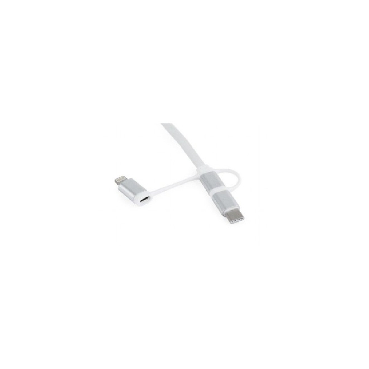 Дата кабель USB 2.0 AM to Lightning + Micro 5P + Type-C 1.0m Cablexpert (CC-USB2-AMLM32-1M-W) 98_98.jpg - фото 5