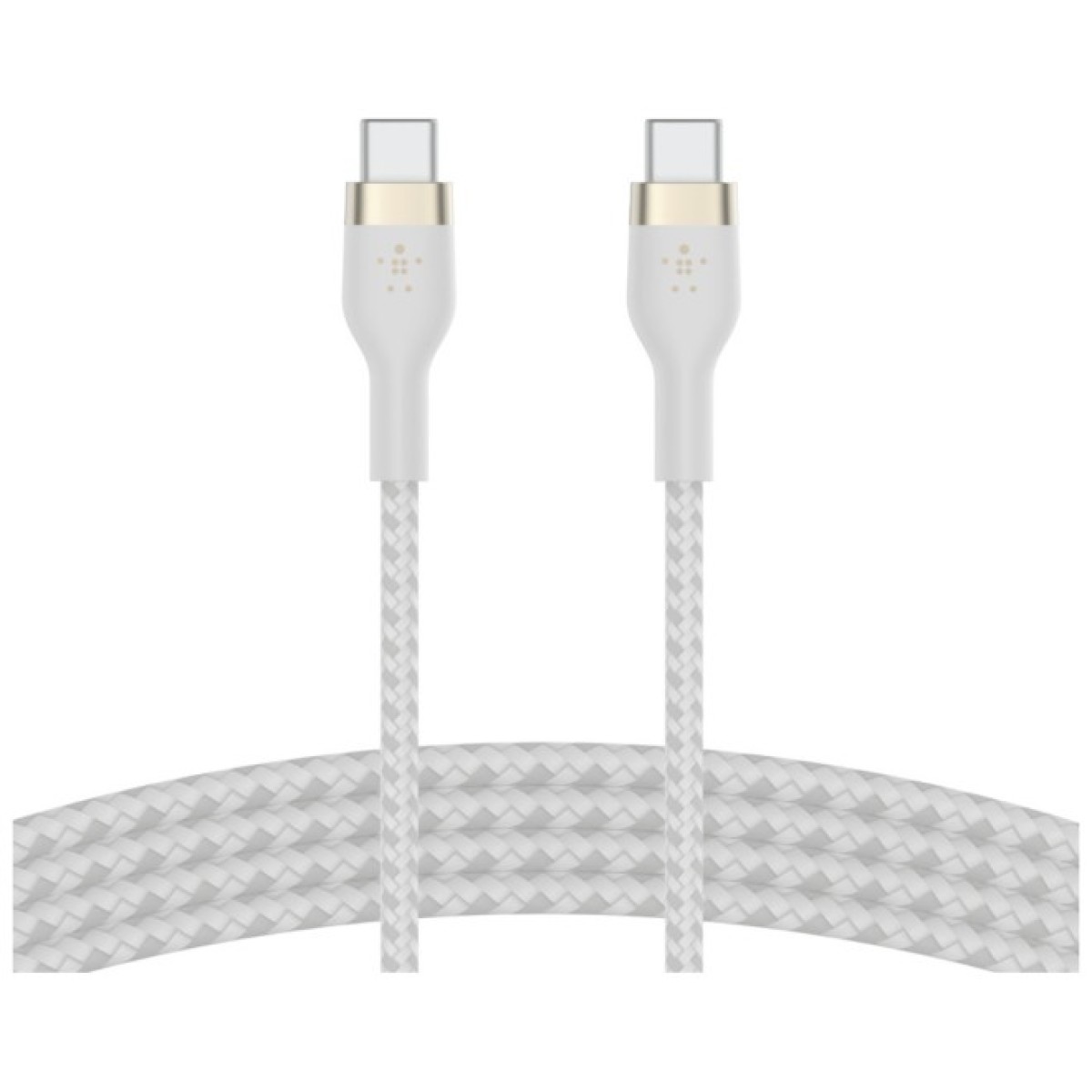 Дата кабель USB-C to USB-C 1.0m BRAIDED SILICONE white Belkin (CAB011BT1MWH) 256_256.jpg