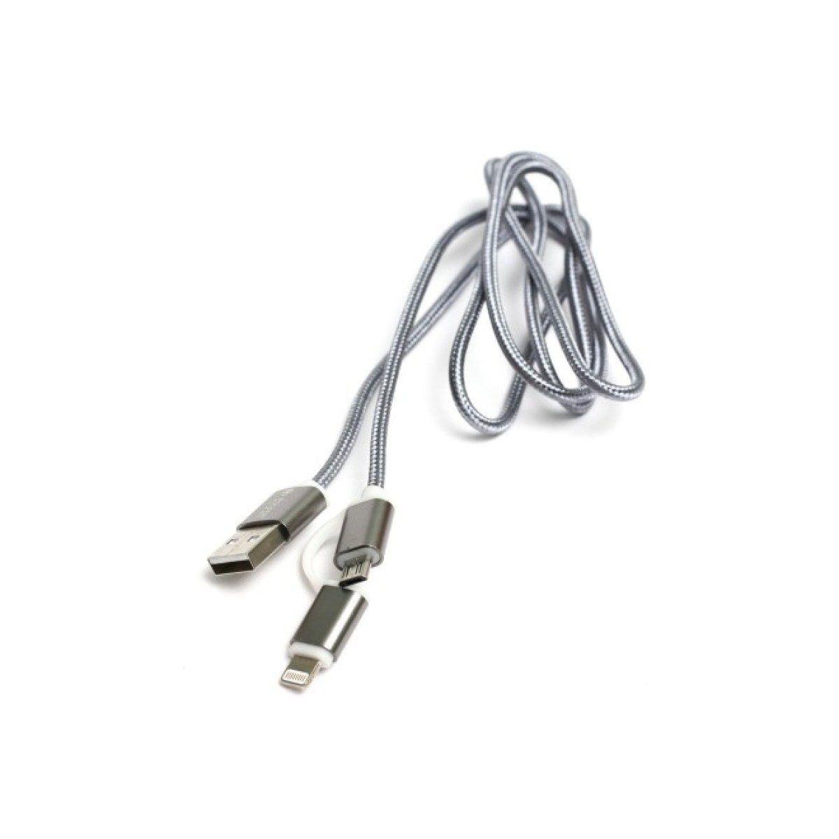 Дата кабель USB 2.0 AM to Lightning + Micro 5P 1.0m cotton PowerPlant (KD00AS1289) 98_98.jpg - фото 1