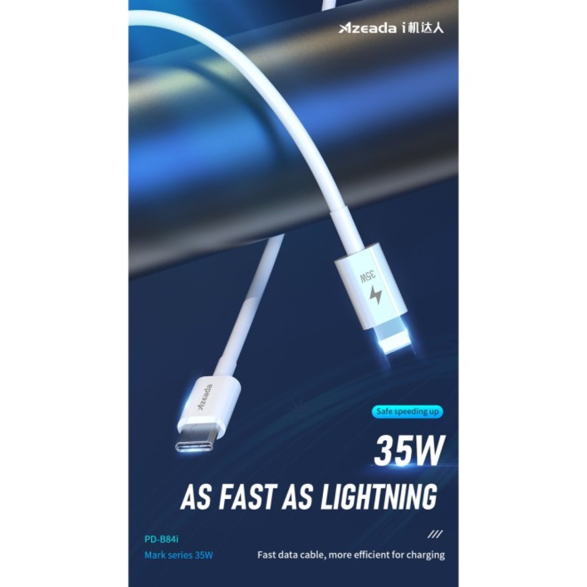 Дата кабель USB-C to Lightning 1.0m PD-B84i 35W Proda (PD-B84i-WHT) 98_98.jpg - фото 4