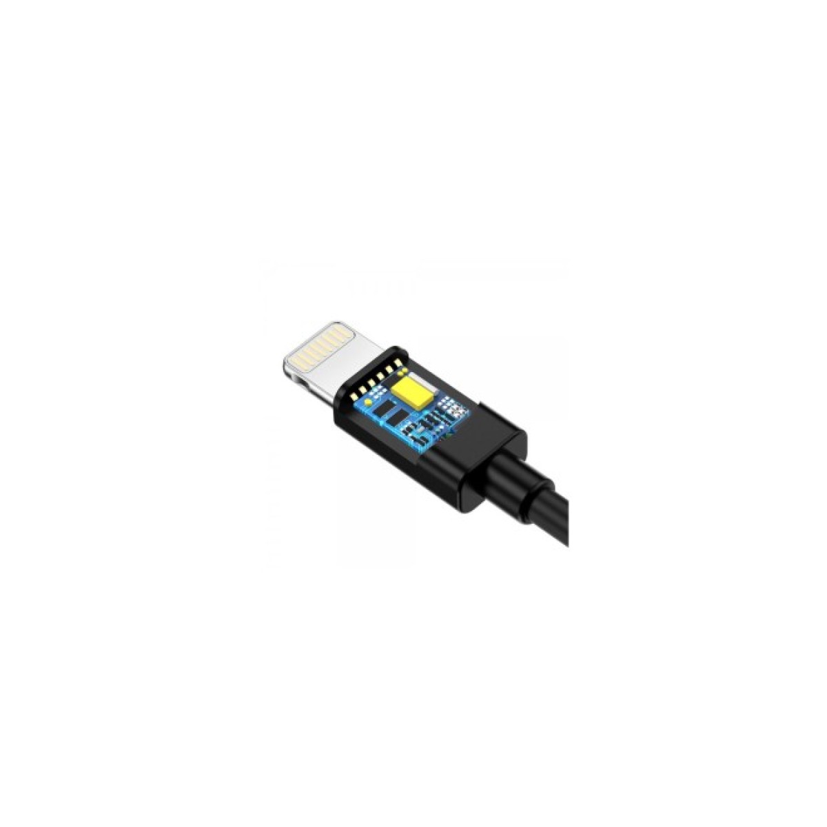 Дата кабель USB 2.0 AM to Lightning 1.8m 2.1A MFI Black Choetech (IP0027-BK) 98_98.jpg - фото 6