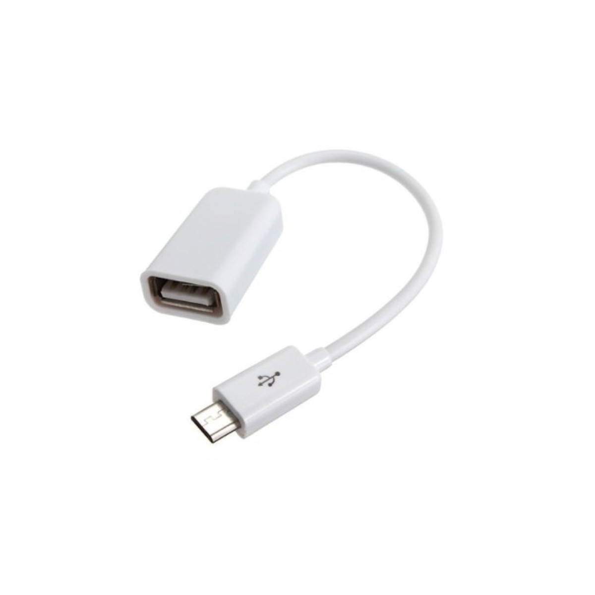 Дата кабель OTG USB 2.0 AF to Micro 5P 0.16m white Lapara (LA-UAFM-OTG white) 256_256.jpg