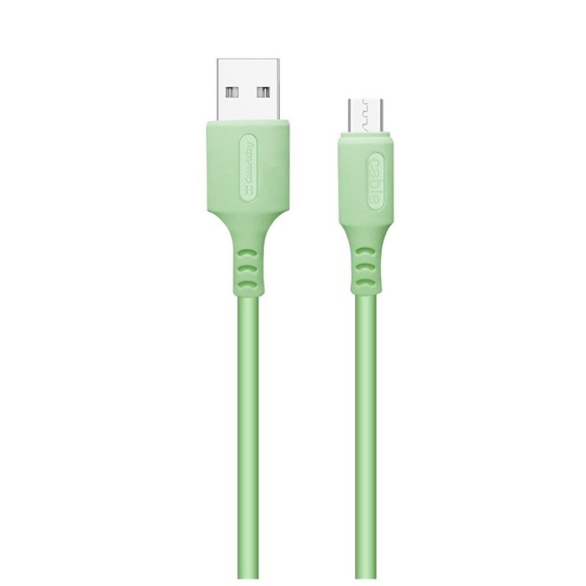 Дата кабель USB 2.0 AM to Micro 5P 1.0m soft silicone green ColorWay (CW-CBUM042-GR) 98_98.jpg - фото 1