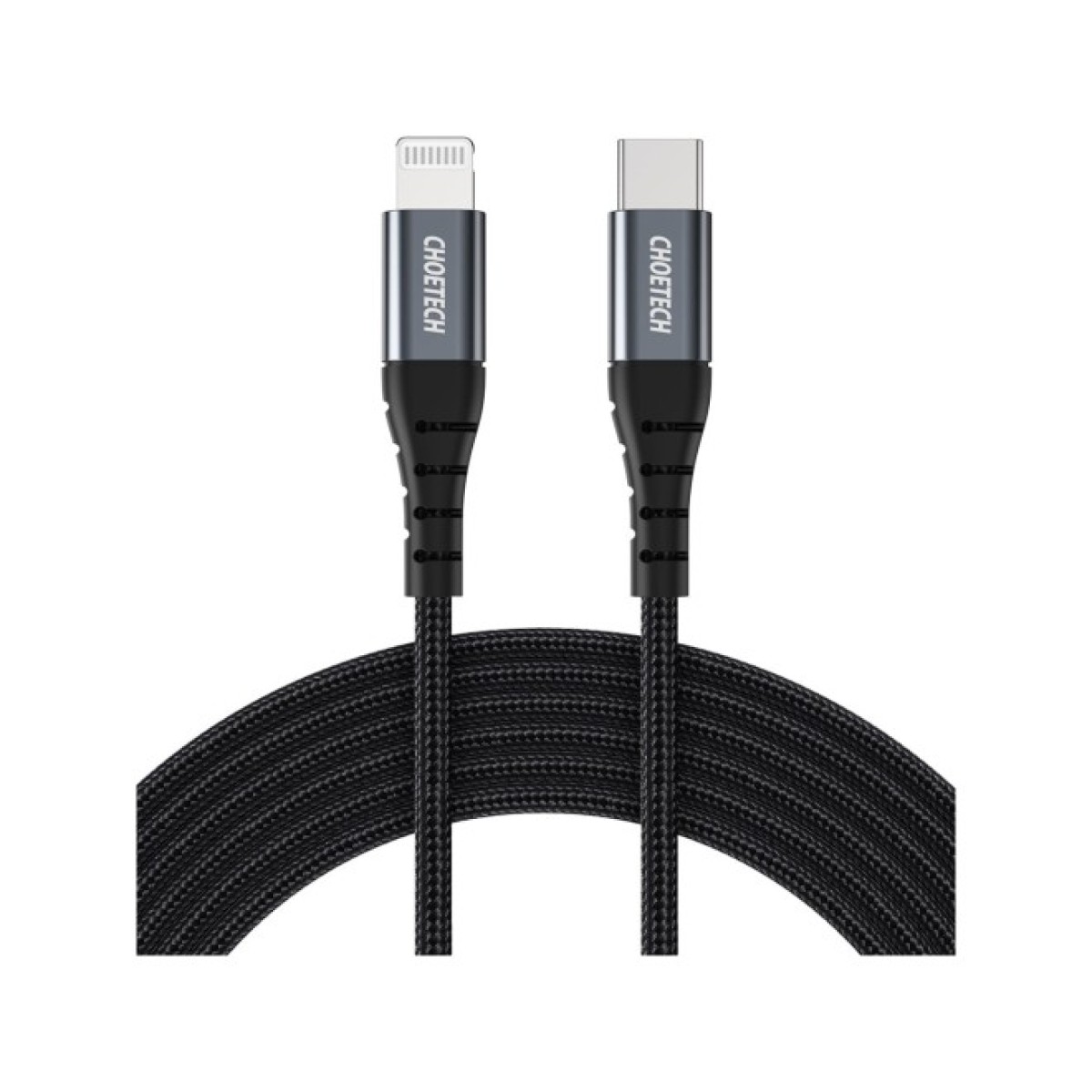 Дата кабель USB-C 3.1 to Lightning 1.2m 20W MFI Choetech (IP0039) 98_98.jpg - фото 2