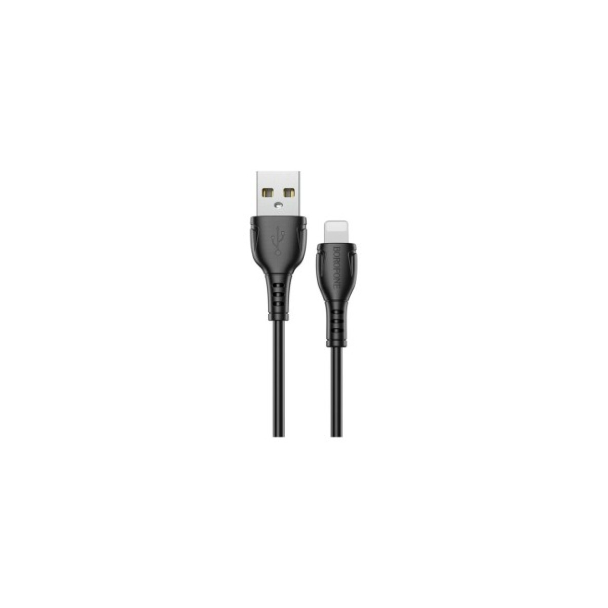 Дата кабель USB 2.0 AM to Lightning 1.0m BX51 Triumph 2.4A Black BOROFONE (BX51LB) 256_256.jpg