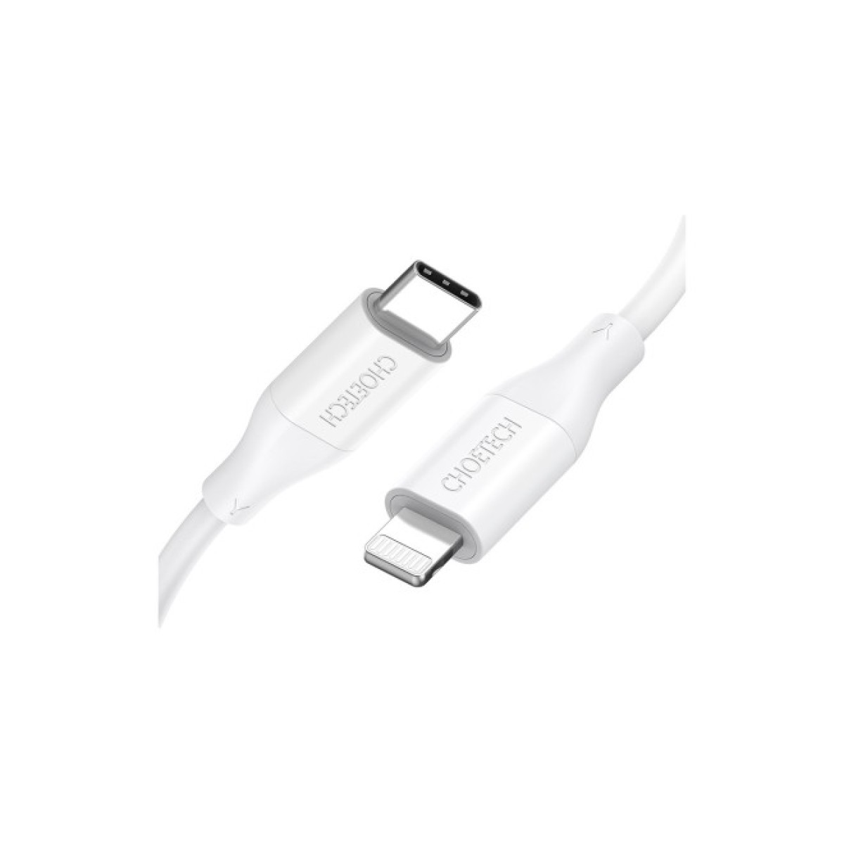 Дата кабель USB-С to Lightning 1.0m USB2.0 30W MFI Choetech (IP0040-WH) 98_98.jpg - фото 4