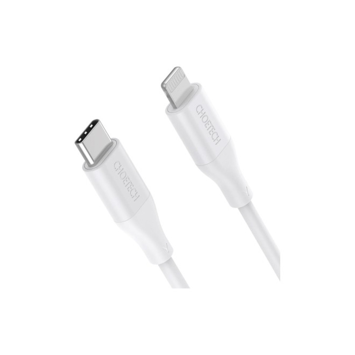 Дата кабель USB-С to Lightning 1.0m USB2.0 30W MFI Choetech (IP0040-WH) 98_98.jpg - фото 1