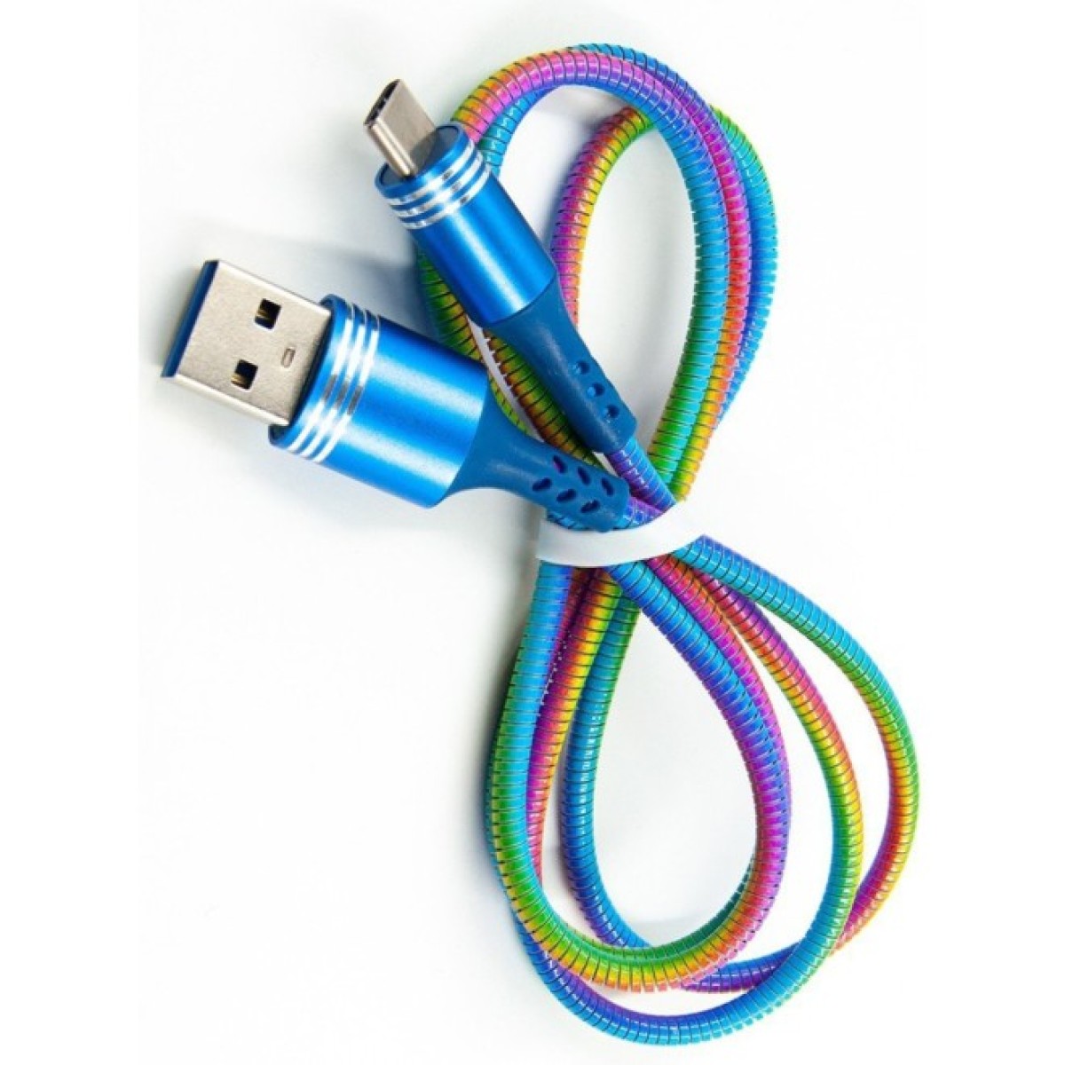 Дата кабель USB 2.0 AM to Type-C 1.0m Dengos (NTK-TC-SET-RAINBOW) 256_256.jpg