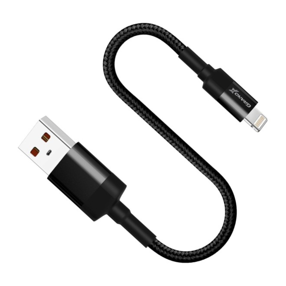 Дата кабель USB 2.0 AM to Lightning 0.2m Grand-X (FM-20L) 256_256.jpg
